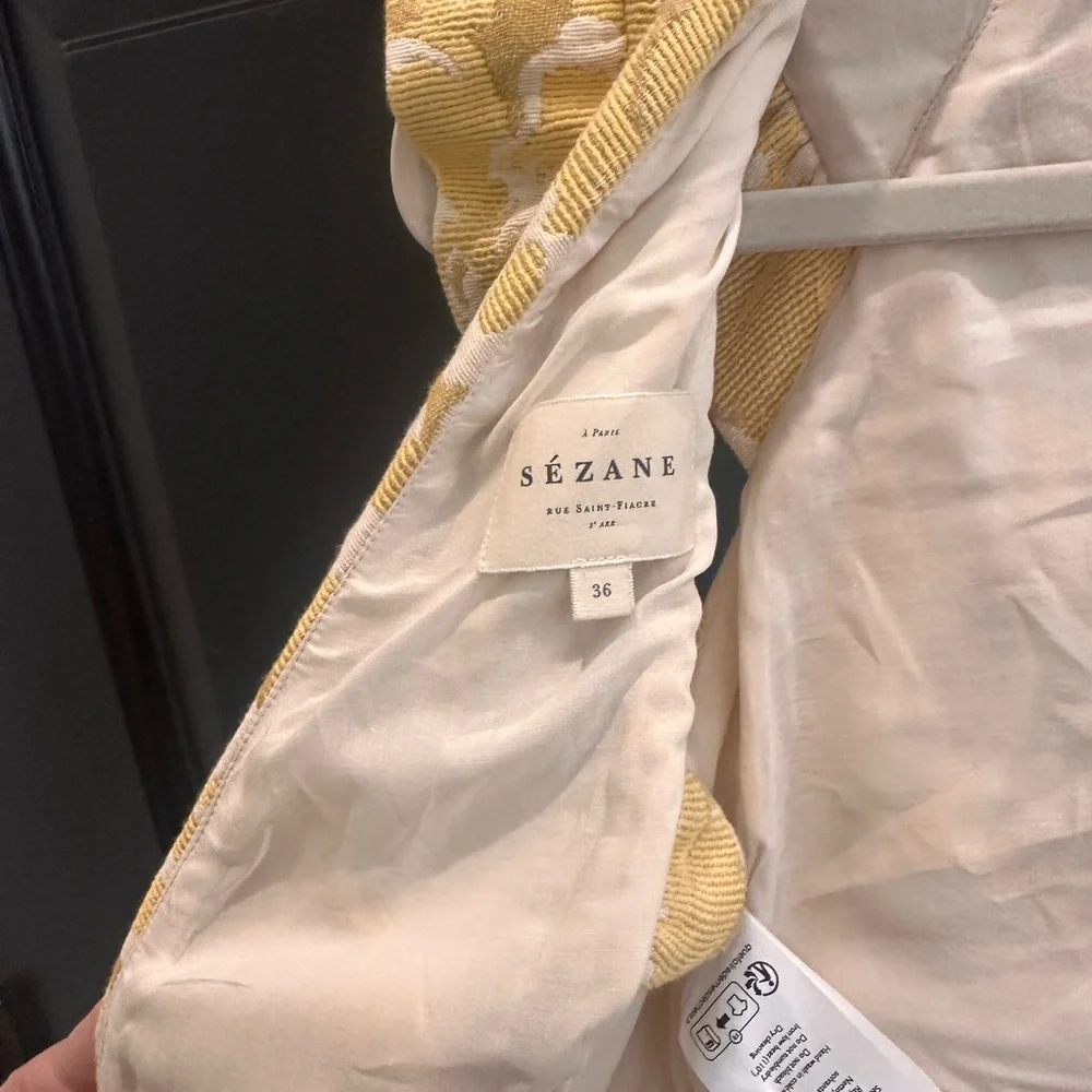 Sezane Danie Blouse Sunny Flower - Size 36 - Picture 5 of 6